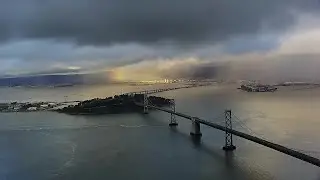 Timelapse: Rainbow Glides Across San Francisco Bay