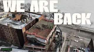 Drone Concrete Pouring Footage 1.23.25  DJI AIR 3