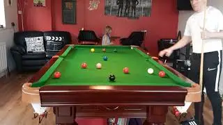 7ft Snooker Lockdown Maximum Break (107)