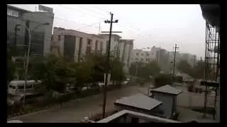 Dust storm in Noida