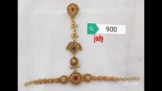 Latest Designer Antique Gold Plated Haath Panja  (order for Whatsapp no... 9723288188