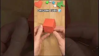 EASY PAPER CUBE ORIGAMI STEP BY STEP | HOW TO MAKE CUBE ORIGAMI INCL ART