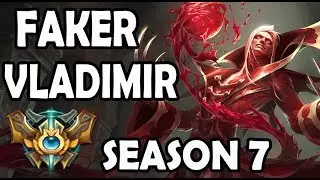 SKT T1 Faker plays VLADIMIR vs KARMA - Ranked Challenger Korea