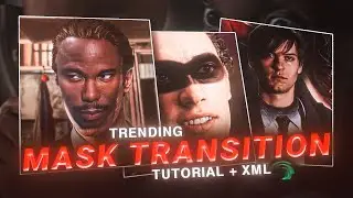 Trending Mask Transition Tutorial in Alight Motion | Free XML Download 🔥