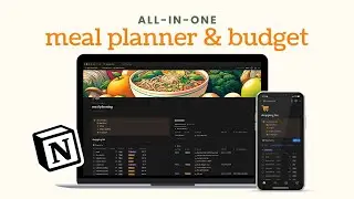 🛑 STOP overspending on groceries with this FREE Notion template