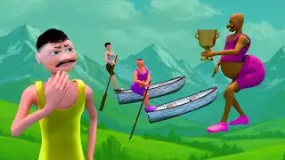 Step on stairs | Success boat | Funny Animation