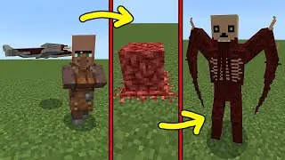 I turned VILLAGER into NECROMORPH Dead Space ADDON in Minecraft PE