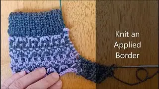 Knit an Applied Border