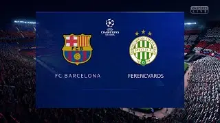 Barcelona - Ferencv&aacute;rosi TC | UEFA Champions League 2020/2021 | Football PES 2020