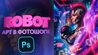 ROBOT ART PHOTOSHOP - ЭТАПЫ РАБОТЫ