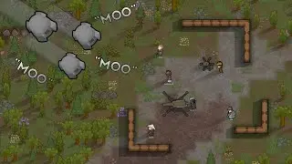 An Explosive Siege Defense in Rimworld