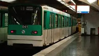 Métro 10 Retournement d'un MF67 N°041 à Gare d'Austerlitz