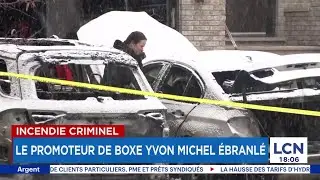 Incendie criminel chez Yvon Michel: le promoteur de boxe &eacute;branl&eacute;