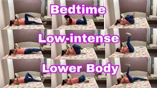 Daily 5 minutes belly, hip & thigh bed Workout challenge #gatelloworkout #gatelloexercise