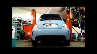 2014 500 Abarth euro 6 remap and exhaust sound