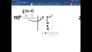 Multi-Step Equations Problem 19