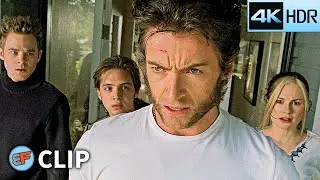 Pyro Unleashes His Power Scene | X-Men 2 (2003) 4K HDR Movie Clip