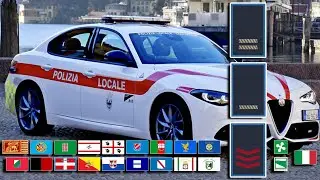 Polizia Locale - Differenze Regionali per divise livree e gradi!