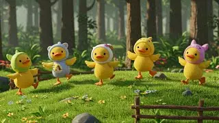 5 Little Ducks Learning Song | Educational Kids Songs | Kids Education Video