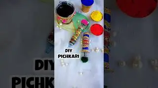 Ghar Pe Pichkari Banai Waste Material se #diy #holi #bestoutofwaste #pichkari