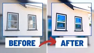 Whittier / La Mirada Vinyl Window Installations (Before & After)