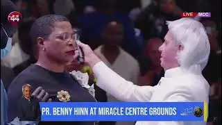The Nnabagereka of Buganda, Queen Sylvia Nagginda, and Speaker RT.Hon Among at  Benny Hinn Crusade
