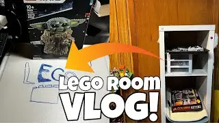 Moving some shelves+spring cleaning! | Lego Room vlog! | Lego room | Lego 2023 | Lego Room 2023