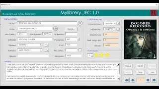 Mylibrery JFC 1.0 programa en Excel (VBA) donde guardar los libros de nuestra biblioteca personal.