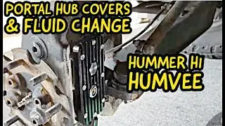 Модернизация ступицы! Алюминиевые крышки редуктора со смотровым стеклом - Hummer H1 - Humvee - HMMWV