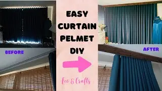 Easy wood curtain pelmet/valance/cornice