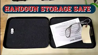 Handgun storage safe