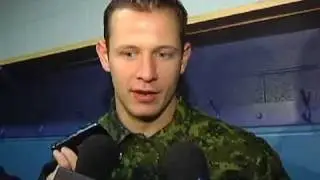 Jason Spezza: Talks To Media At CFB Petawawa, Oct 4, 2010