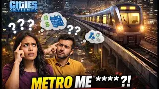 Metro Banai… Par Problem Aa Gayi?! 🤔 | Cities Skylines India | Khelbabu Simulation