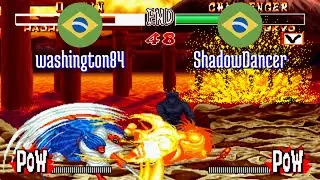 FT5 @samsho2: washington84 (BR) vs ShadowDancer (BR) [Samurai Shodown II Fightcade] Jan 18