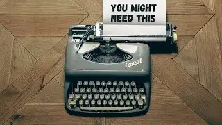 Why I Bought a Typewriter: A Creative Tool