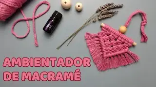 MINI TAPIZ DE MACRAM&Eacute; AMBIENTADOR