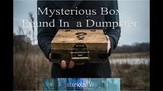 Mysterious Box found In A Dumpster.