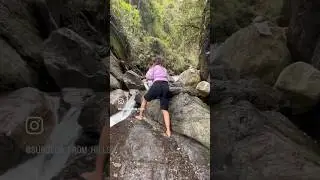 Hidden waterfall 💧💧💧in bir #birbilling #himachalpradesh #himachali #waterfall