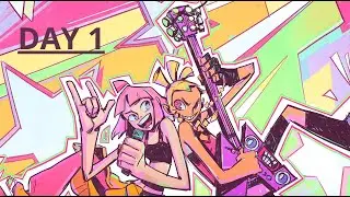 DAY 1 - Playing No Straight Roads' ending theme in UNBEATABLE until NSR2 drops