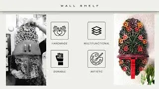 Unique Home Decor: Wooden Shelf Brackets for Wall Decoration