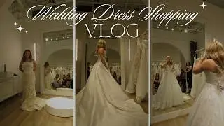 Trying On Wedding Dresses for the First Time | Wedding Vlog