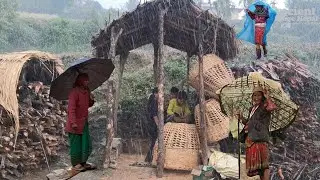 Nepali Mountain village life into the Rainy Season | Daily Activities of Rural village life in Nepal