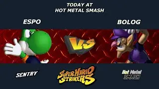 Hot Metal Smash #13 Winners Semis - Espo (Yoshi) vs. Bolog (Waluigi) - Strikers (GC)