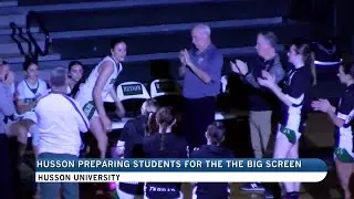 Husson's sports journalism program preparing students for the big screen