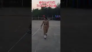 Sword Drill dahine salute practice # SW # RDC-III # Ncc # Indian Army # viral
