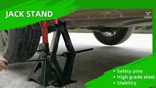 Altertool how to use safety ratchet car jack stands to lift car