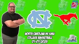 North Carolina vs SMU 1/7/25 Free College Basketball Picks and Predictions | NCAAB Pick