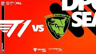 (4K) DPC 2021 SEA - T1 vs Vice - Game 2