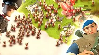 Christian vs Hammerman! Defending Hammerman Boom Beach!