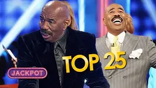 TOP 25 Family Feud USA Rounds Of 2025 That Made STEVE HARVEY LOSE IT!
